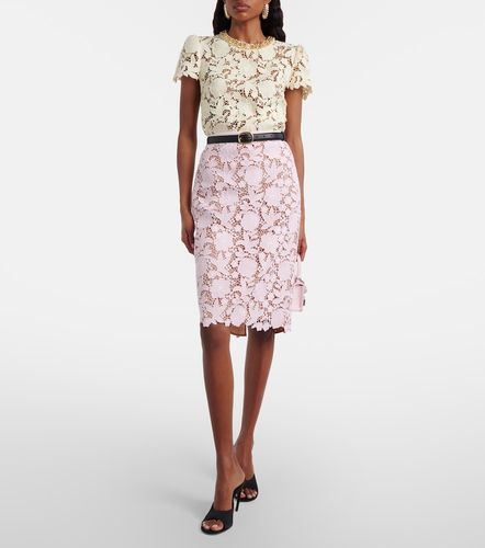 Self-Portrait Embellished lace top - Self-Portrait - Modalova