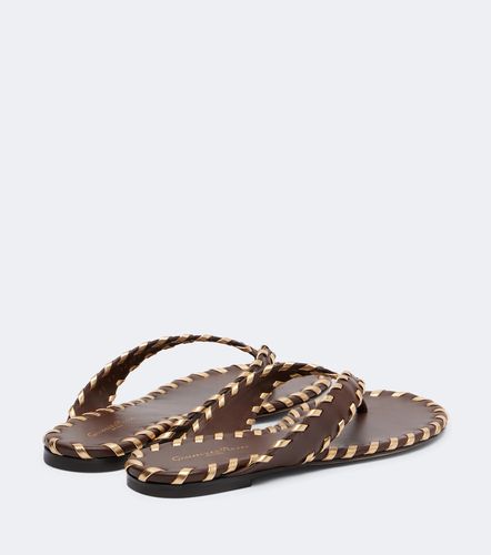 Zaira leather thong sandals - Gianvito Rossi - Modalova