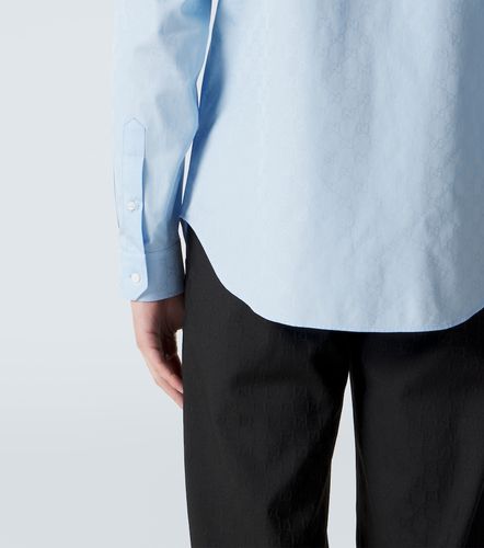 Camicia in popeline di cotone GG - Gucci - Modalova