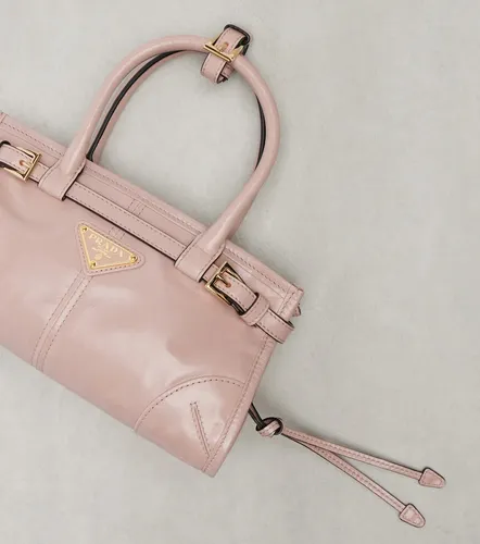 Bonnie Mini leather top handle bag - Prada - Modalova