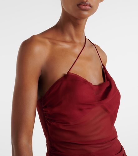 Abito lungo in chiffon di seta - The Sei - Modalova