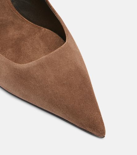 Monili suede slingback pumps - Brunello Cucinelli - Modalova