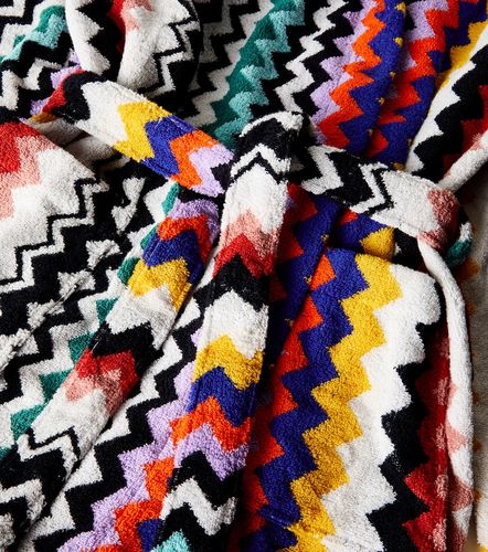 Bata Best de rizo de algodón en zigzag - Missoni - Modalova