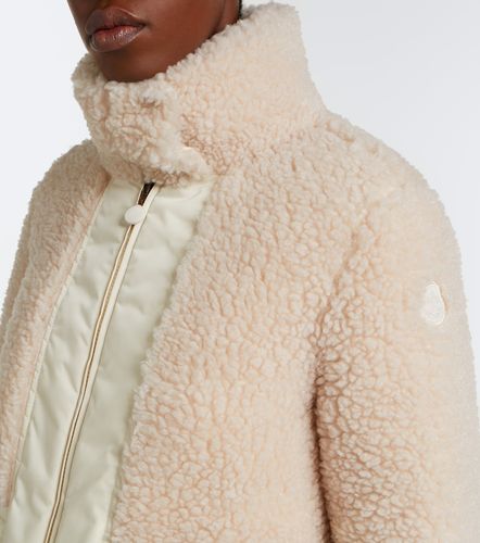 Glorieux teddy-trimmed down jacket - Moncler - Modalova