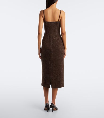 Abito midi Jocey in misto lana e cashmere - Ralph Lauren Collection - Modalova