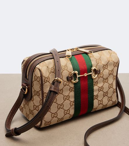 Horsebit Small GG canvas camera bag - Gucci - Modalova