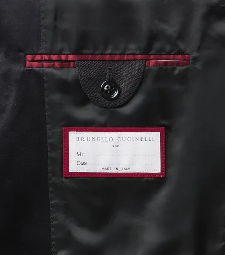Silk twill tuxedo - Brunello Cucinelli - Modalova