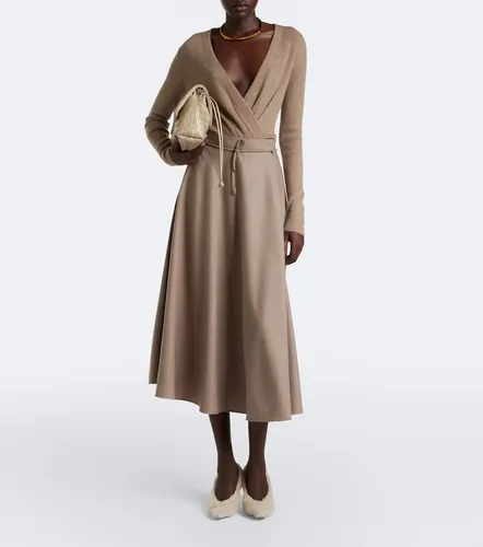 Draped ribbed-knit cashmere bodysuit - Max Mara - Modalova