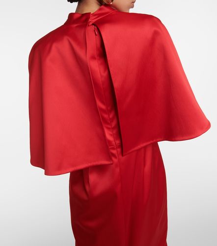Carolina Herrera Caped satin gown - Carolina Herrera - Modalova
