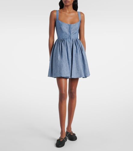 Alaïa Abito corto in chambray - Alaia - Modalova