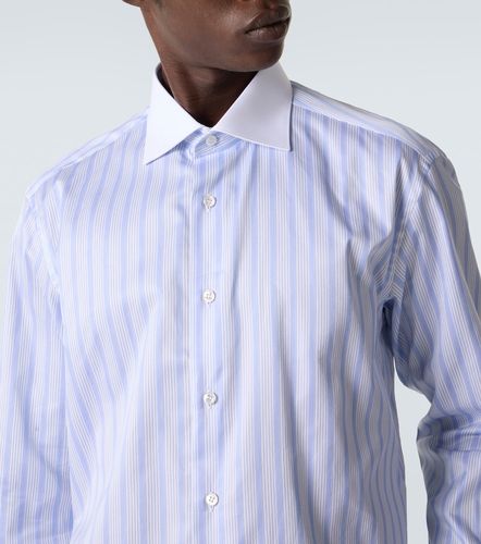 Brioni Striped cotton poplin shirt - Brioni - Modalova