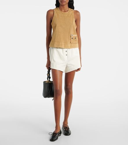 Ganni Cotton-blend shorts - Ganni - Modalova