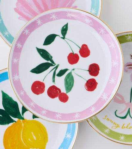 Set de 4 platos Con Amore de porcelana - Bitossi - Modalova