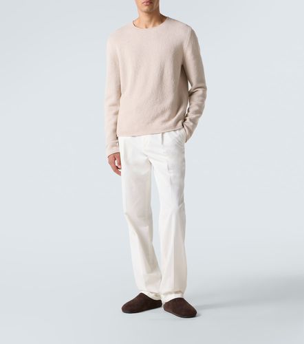 Pantaloni regular Belamy in cotone e cashmere - The Row - Modalova