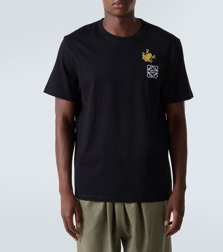 Camiseta de jersey de algodón con anagrama - Loewe - Modalova