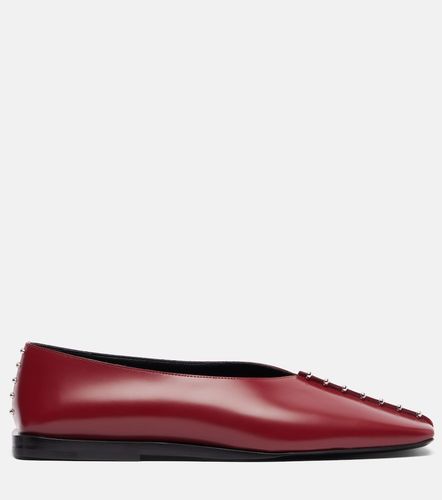 Embellished leather ballet flats - Jil Sander - Modalova