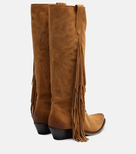 Botas cowboy Wish Star de ante con flecos - Golden Goose - Modalova