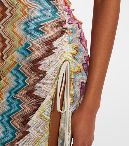 Abito lungo con ruches a zig zag - Missoni - Modalova
