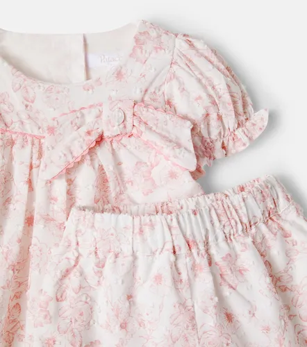 Bebé - set de camisa y shorts de algodón floral - Patachou - Modalova