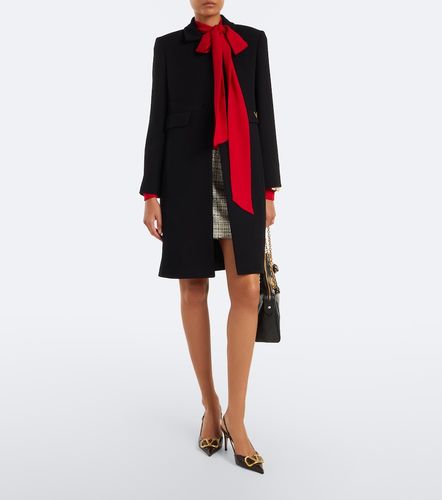 VGold virgin wool crepe coat - Valentino - Modalova