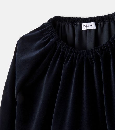 Set de top y pantalones de terciopelo - Il Gufo - Modalova