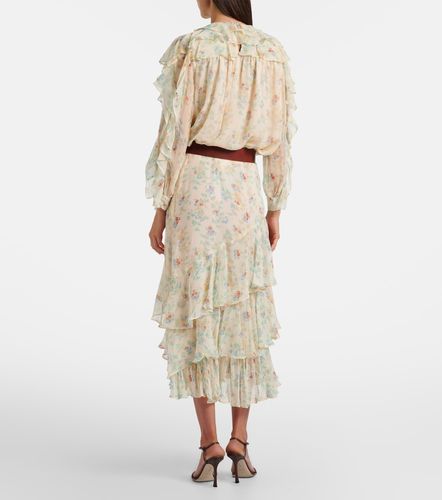 Midirock Meadow aus Seidenchiffon - Ulla Johnson - Modalova