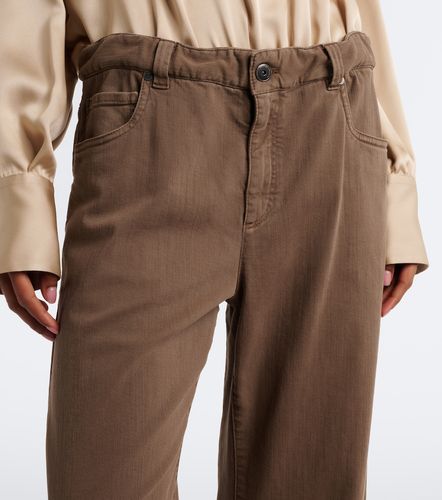 Jeans anchos con cuentas Monili - Brunello Cucinelli - Modalova