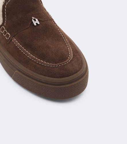 H705 shearling-lined suede loafers - Hogan - Modalova