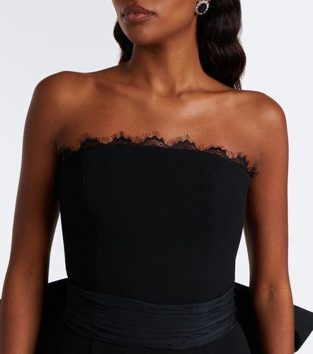 Abito corto bustier Aurelia con fiocco e pizzo - Rebecca Vallance - Modalova