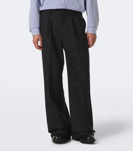 Pleated wool twill wide-leg pants - Junya Watanabe - Modalova