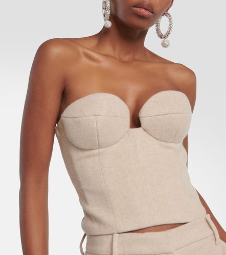 Magda Butrym Bustier de cachemir - Magda Butrym - Modalova