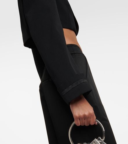 Clare cropped wool-blend blazer - Simkhai - Modalova