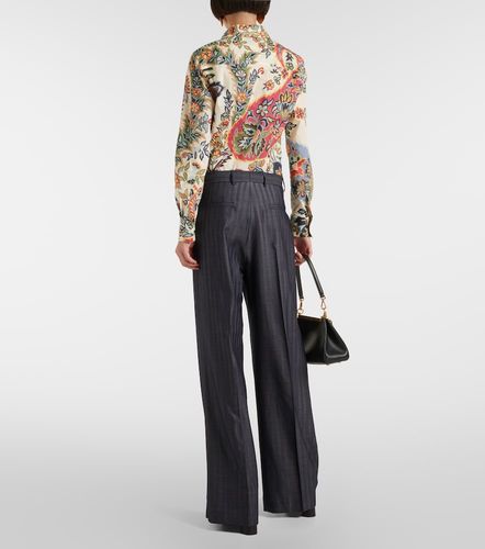 Etro Weite Hose aus Wollgemisch - Etro - Modalova