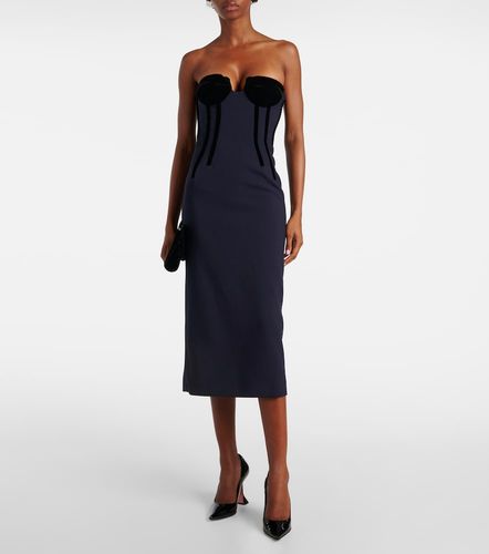 Anemone wool-blend bustier midi dress - Sportmax - Modalova