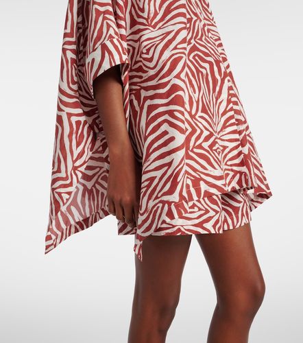 Camicia in cotone e seta con stampa - Brunello Cucinelli - Modalova
