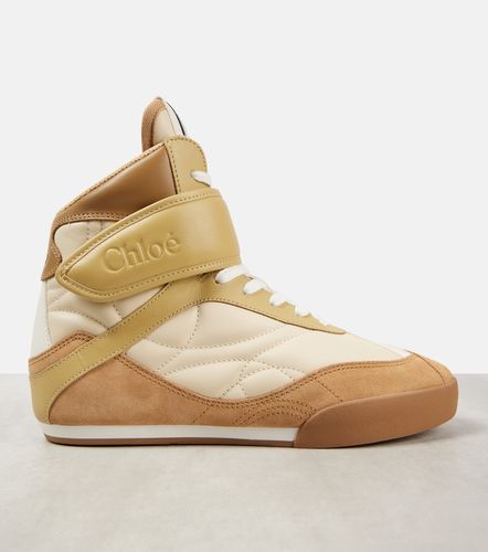 Kick high-top leather sneakers - Chloe - Modalova