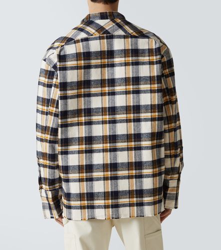Camisa de algodón a cuadros - Greg Lauren - Modalova