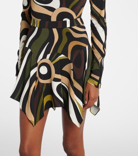 Marmo asymmetric satin jersey miniskirt - Pucci - Modalova