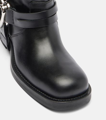 Botas biker Double Heart de piel - Mach & Mach - Modalova