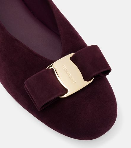 Ferragamo Ballerine Vanna in suede - Ferragamo - Modalova