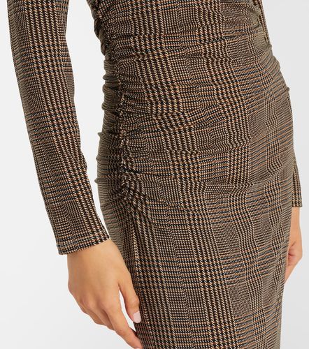 Charissa houndstooth jersey midi dress - Veronica Beard - Modalova