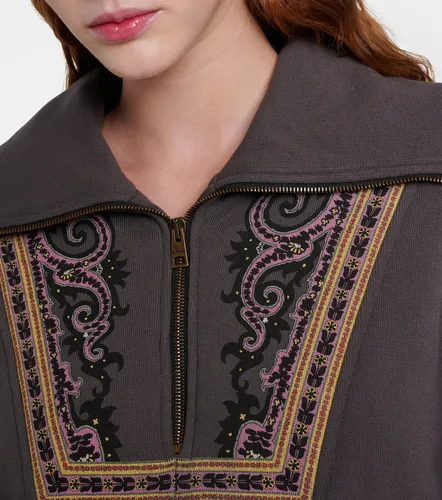 Sudadera de cremallera parcial estampada - Etro - Modalova