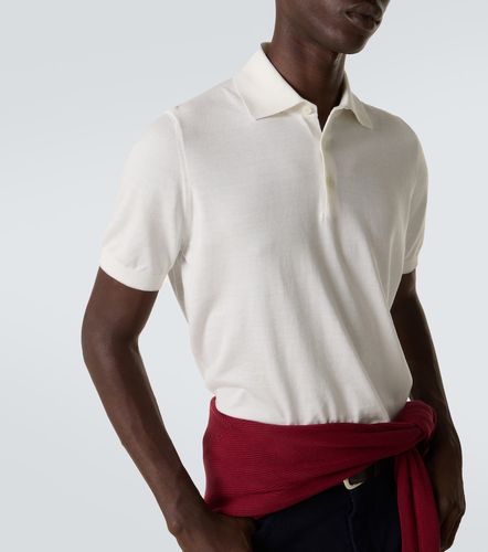 Polo de piqué de algodón - Brunello Cucinelli - Modalova