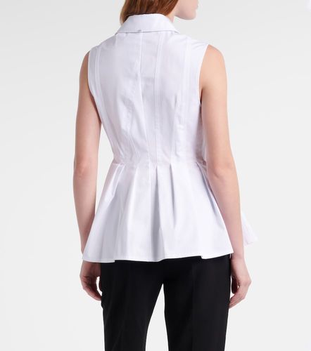 Camisa Certosa de popelín de algodón con peplum - Sportmax - Modalova