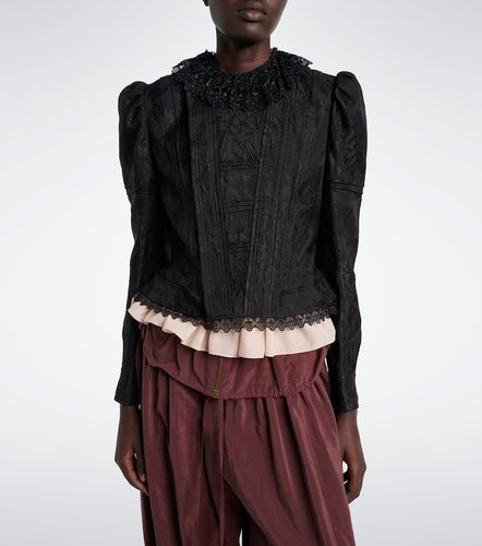 Chloé Giacca in misto lana e seta con pizzo - Chloe - Modalova