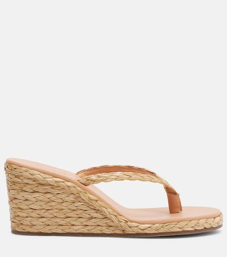 Etheria raffia wedge thong sandals - Ancient Greek Sandals - Modalova