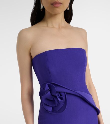 Abito lungo con applicazioni floreali - Roland Mouret - Modalova