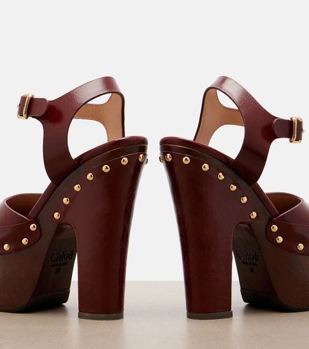Meret leather platform sandals - Chloe - Modalova