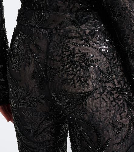 Meihua sequined flared pants - The New Arrivals Ilkyaz Ozel - Modalova