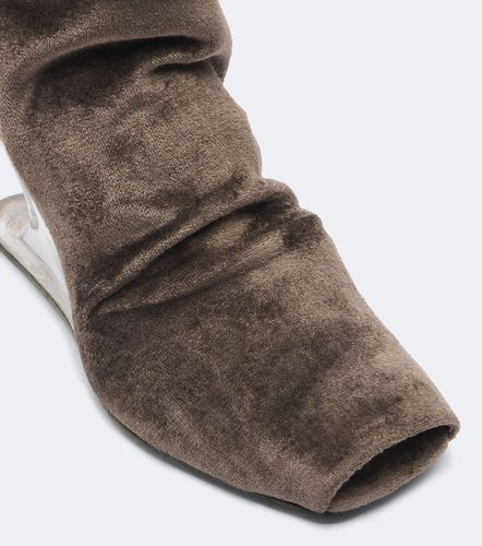 Botines Cantilever de terciopelo - Rick Owens - Modalova